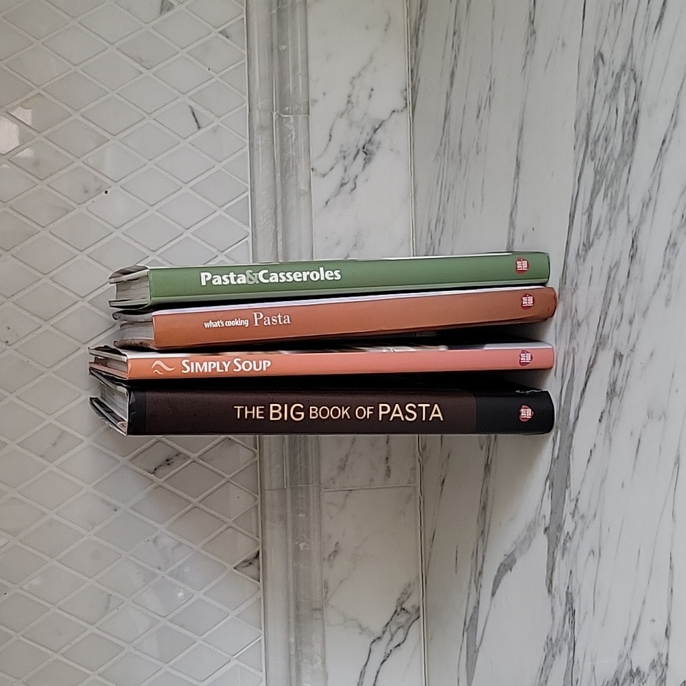 LOT OF FOUR NEW COOKBOOK COFFEE TABLE BOOKS DECORATION
